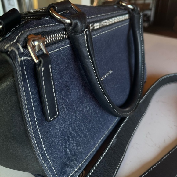 GIVENCHY “Pandora” Denim/Leather Bag Excellent condition!! Size Medium - Picture 2 of 13